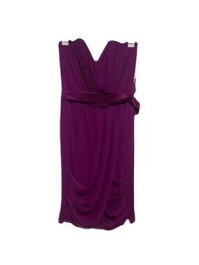 Lela Rose Strapless Midi Dress Size 8